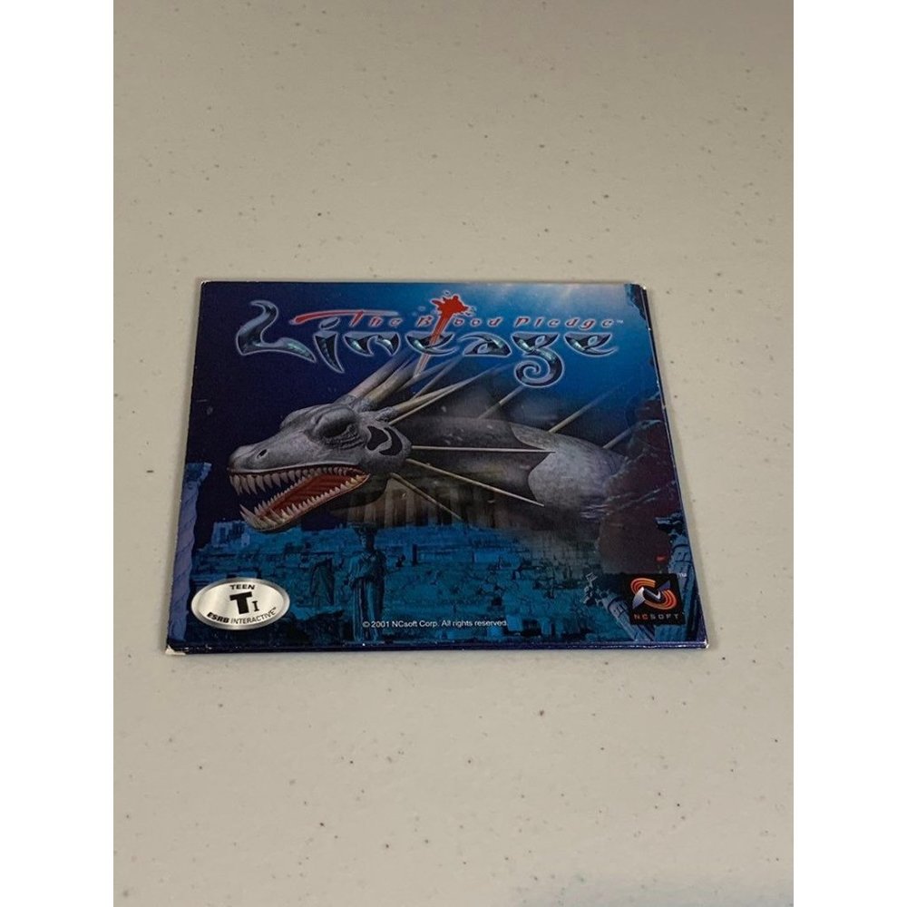 Lineage The Blood Pledge Vintage PC Game CD MMORPG